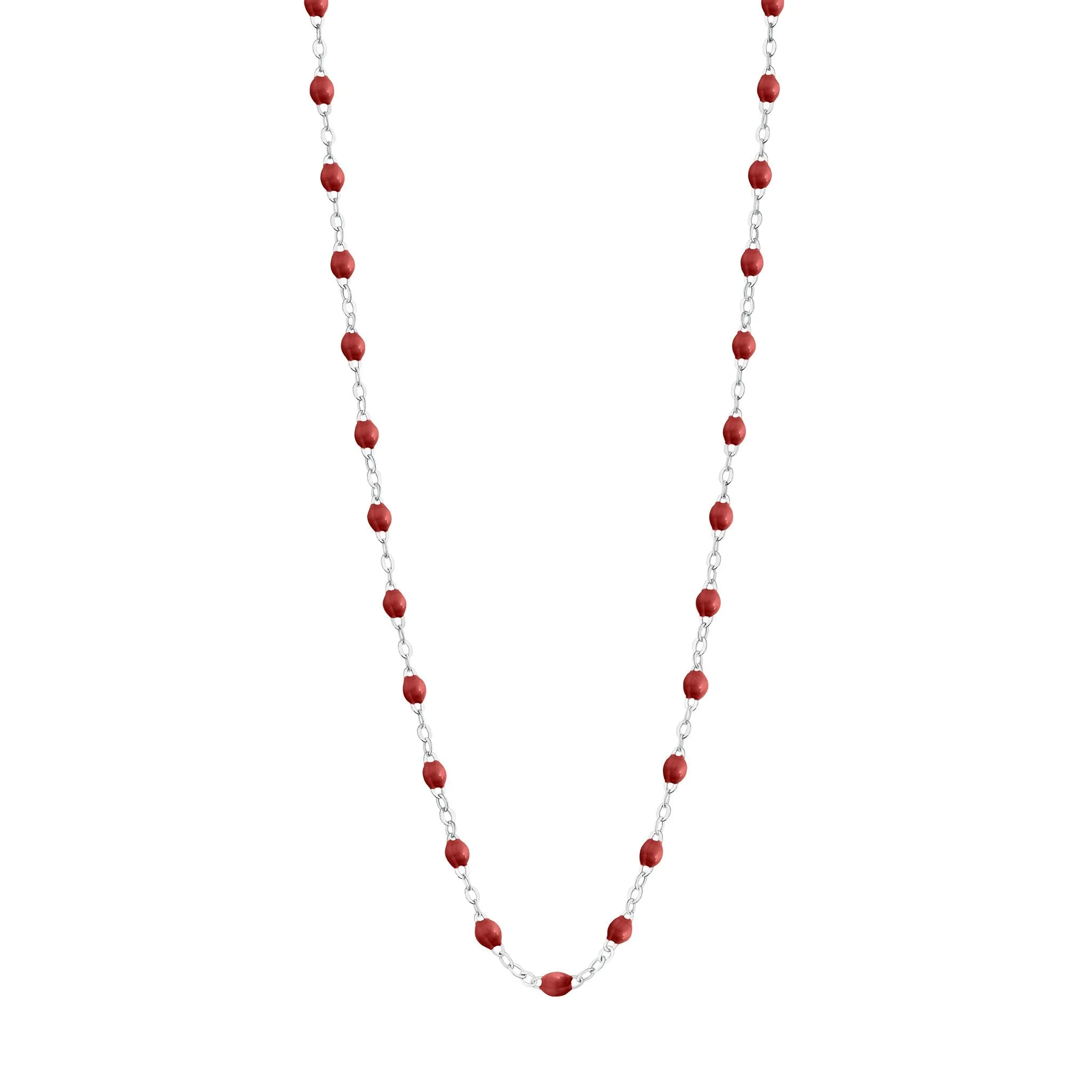 Gigi Clozeau 18K Classic Necklace 34" White Gold