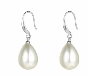 Girl with the Pearl Earrings Silver Plated Pearl Drop Earring