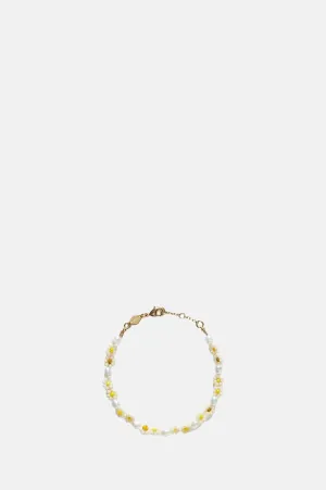 Gold Daisy Flower Bracelet
