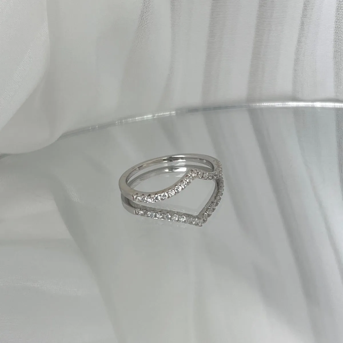 [Goodv]Elaborate Tennis Band Ring