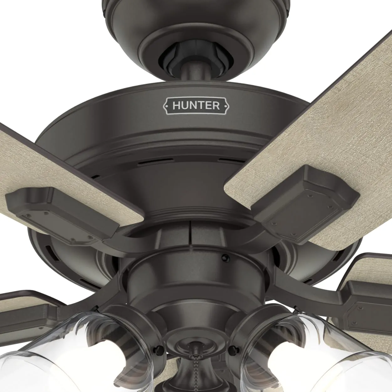 Hunter 52-Inch Crestfield 3 Light Noble Bronze Ceiling Fan