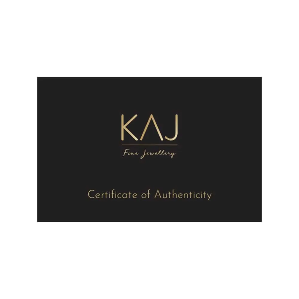 Kaj Fine Jewellery Black Diamond Bombee Ring in 18KT White Gold
