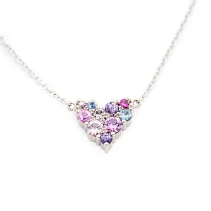Keto Meadow necklace - Pink Heart S