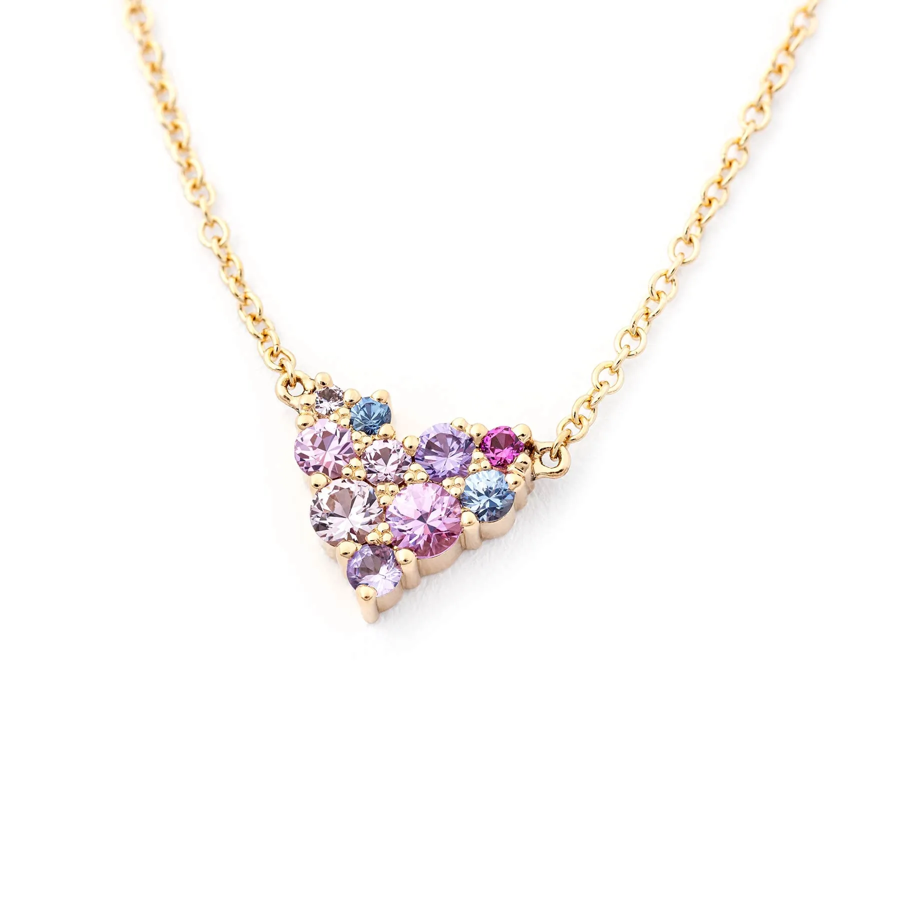 Keto Meadow necklace - Pink Heart S
