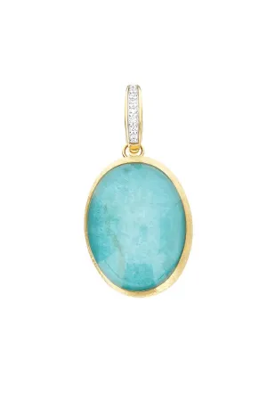 Large Amazonite Boules Anice Charm
