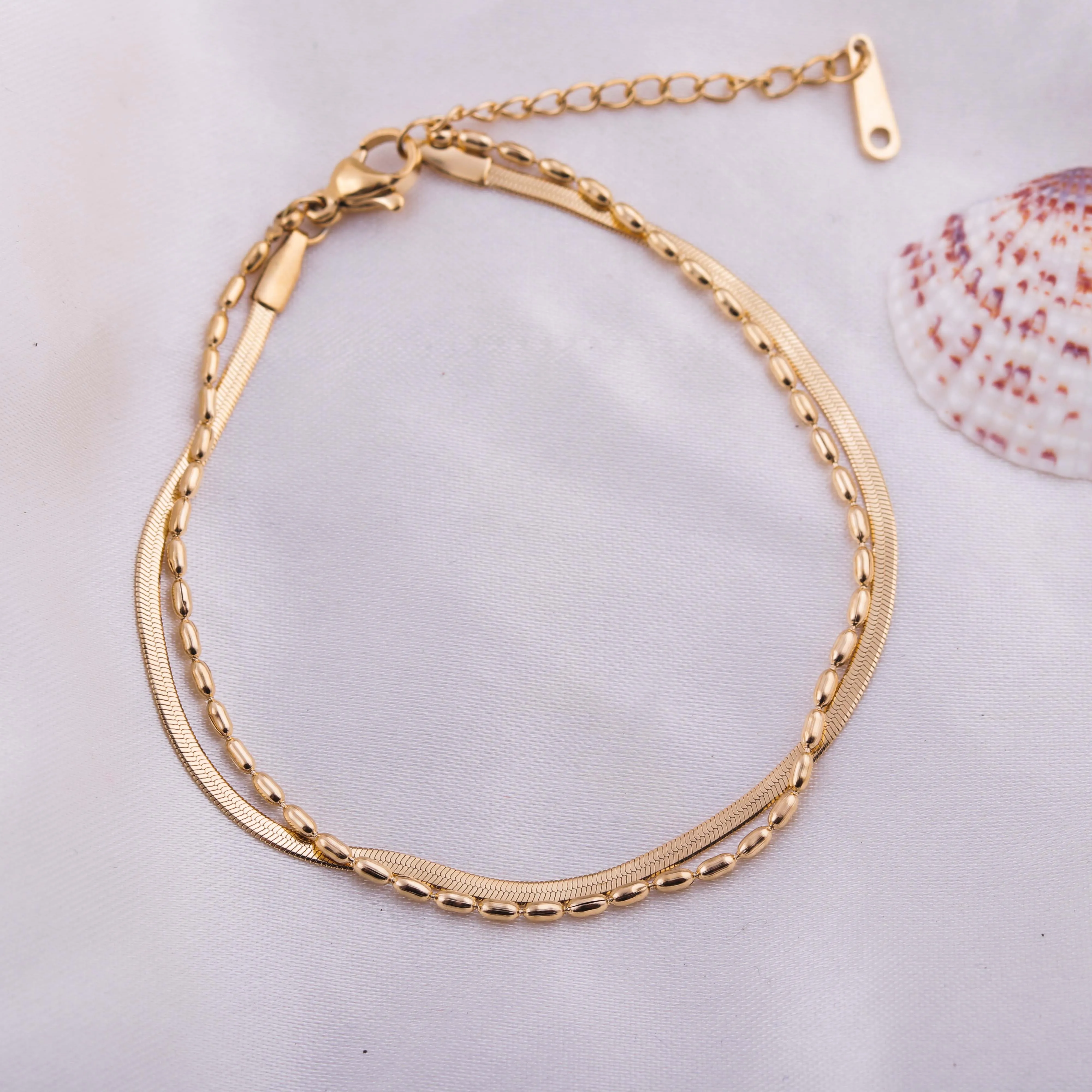 Layered Link Bracelet