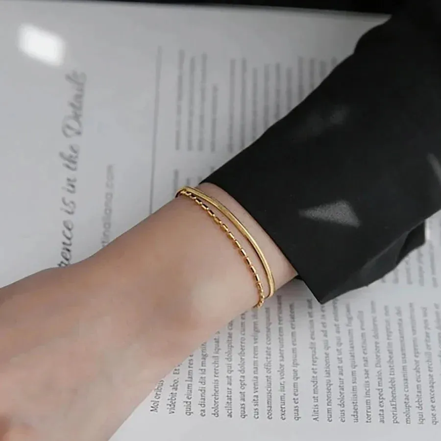 Layered Link Bracelet
