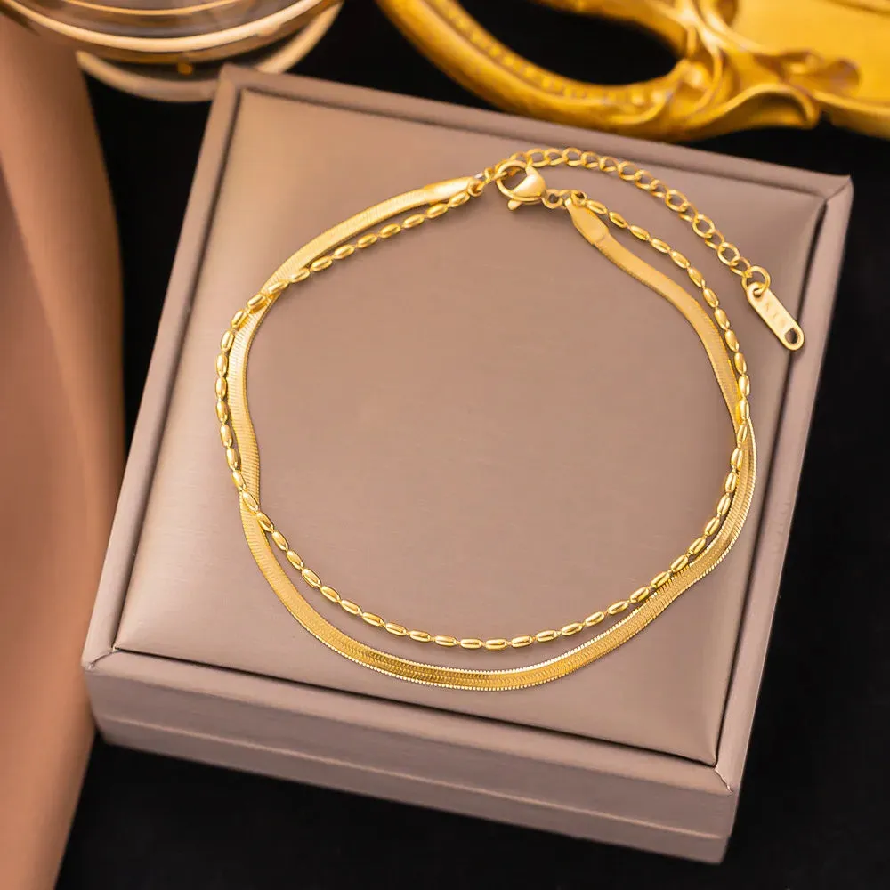 Layered Link Bracelet