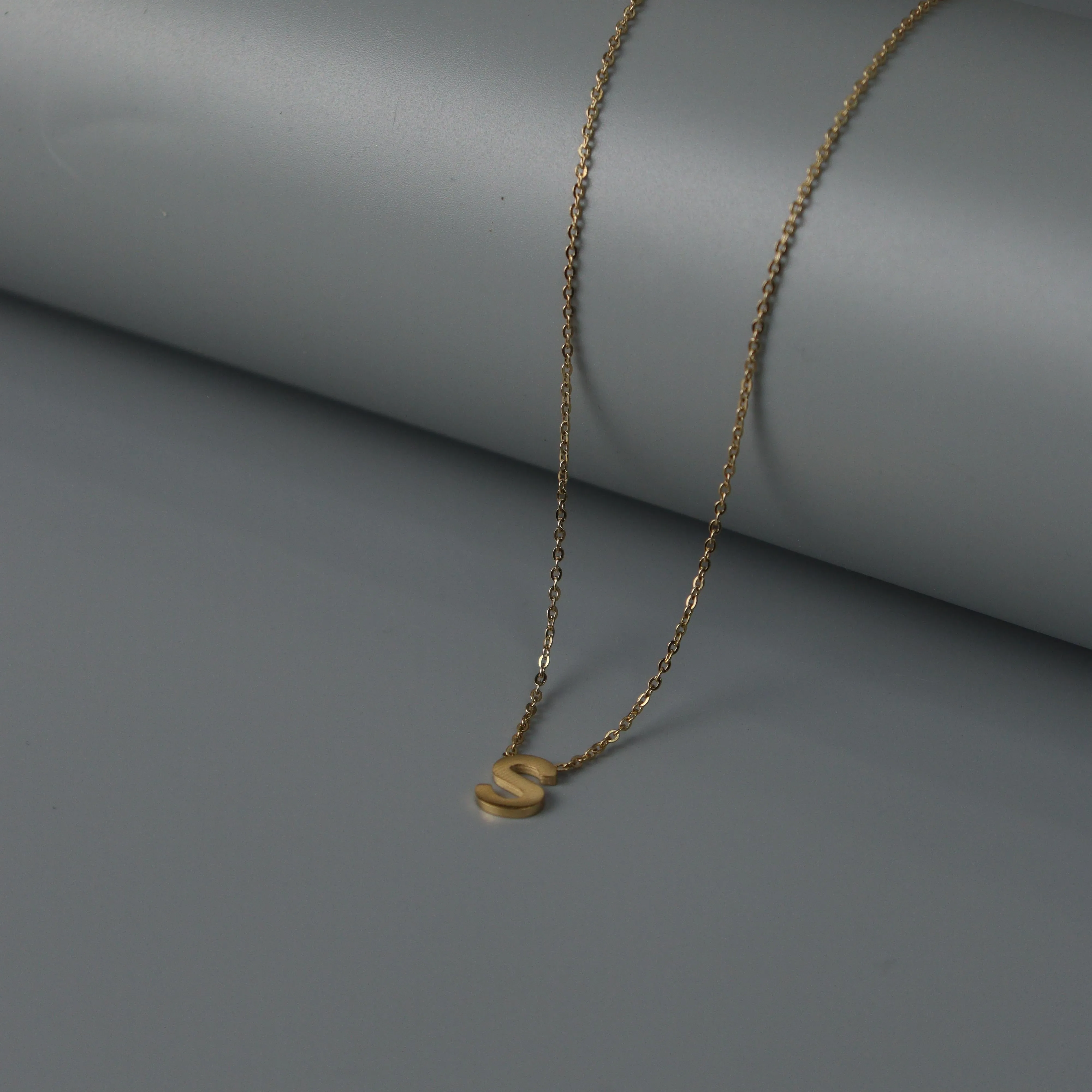 LETTER S Pendant Necklaces