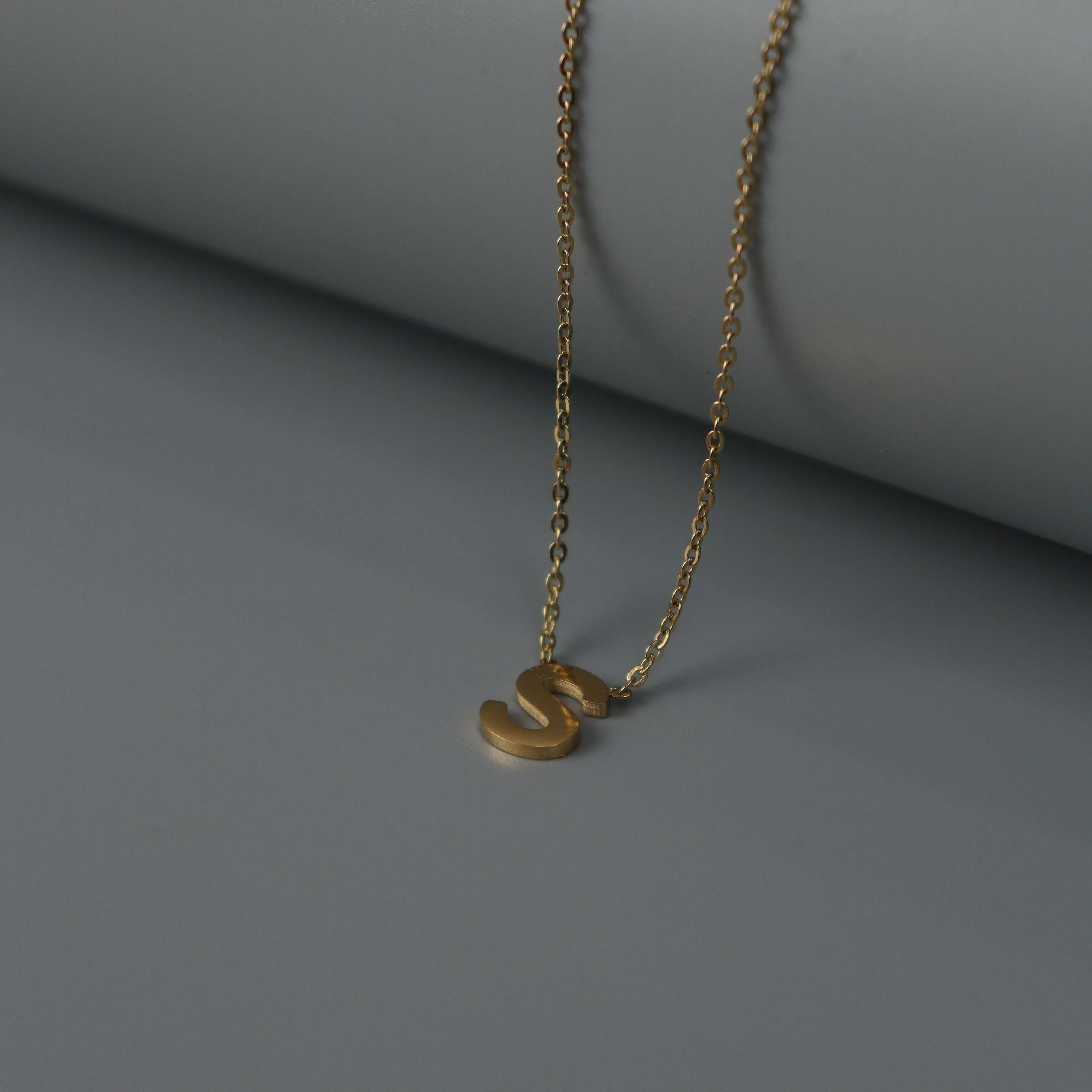 LETTER S Pendant Necklaces