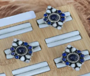 Light The Night Multi Stone Cluster Ring
