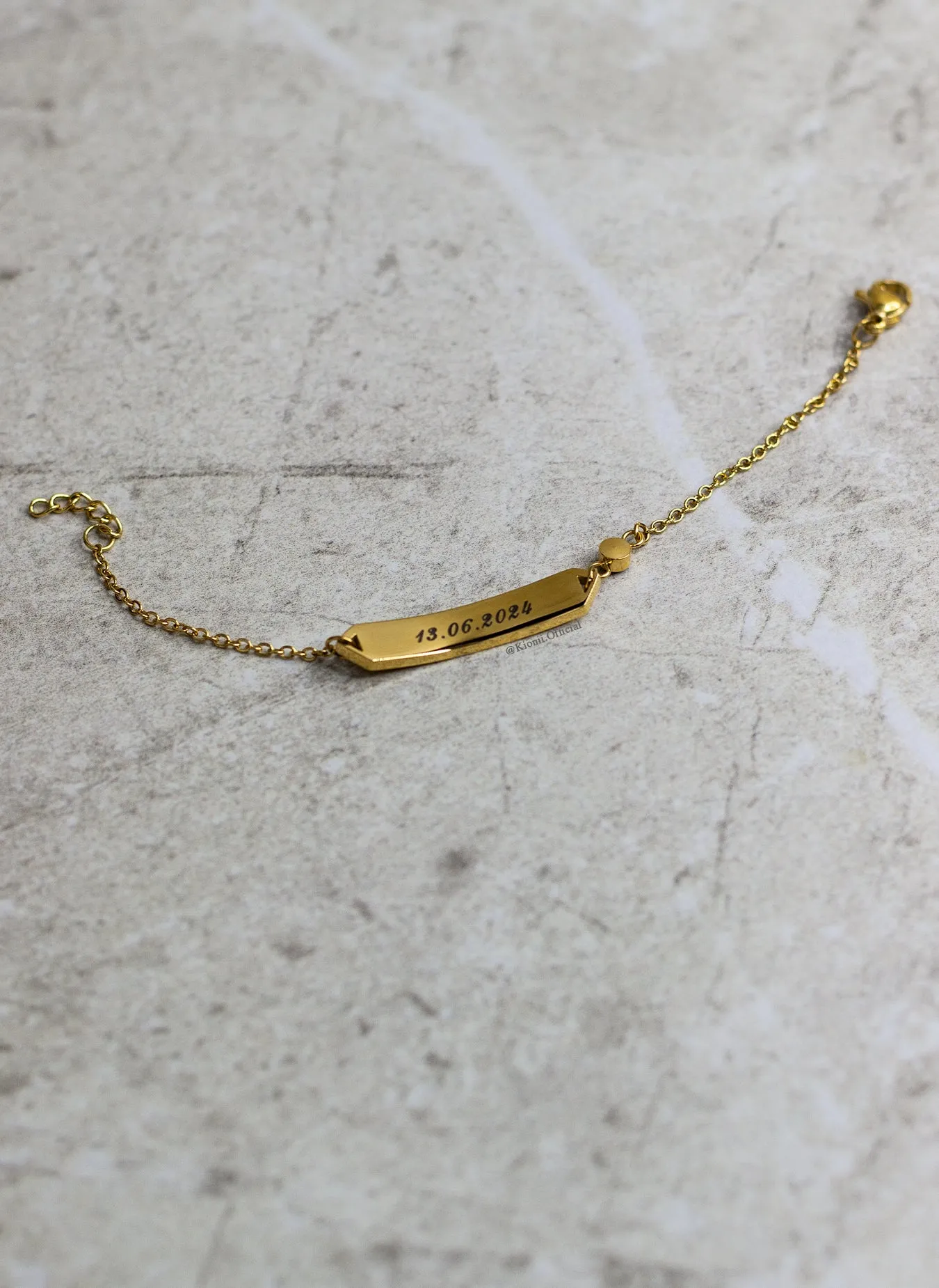 Little Roots Personalised Bracelet Girl