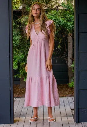 Long Ruby Dress