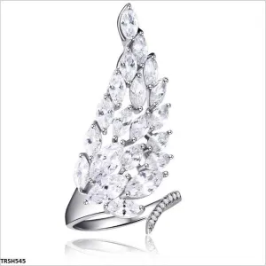 Luxury Adjustable Leaf Ring