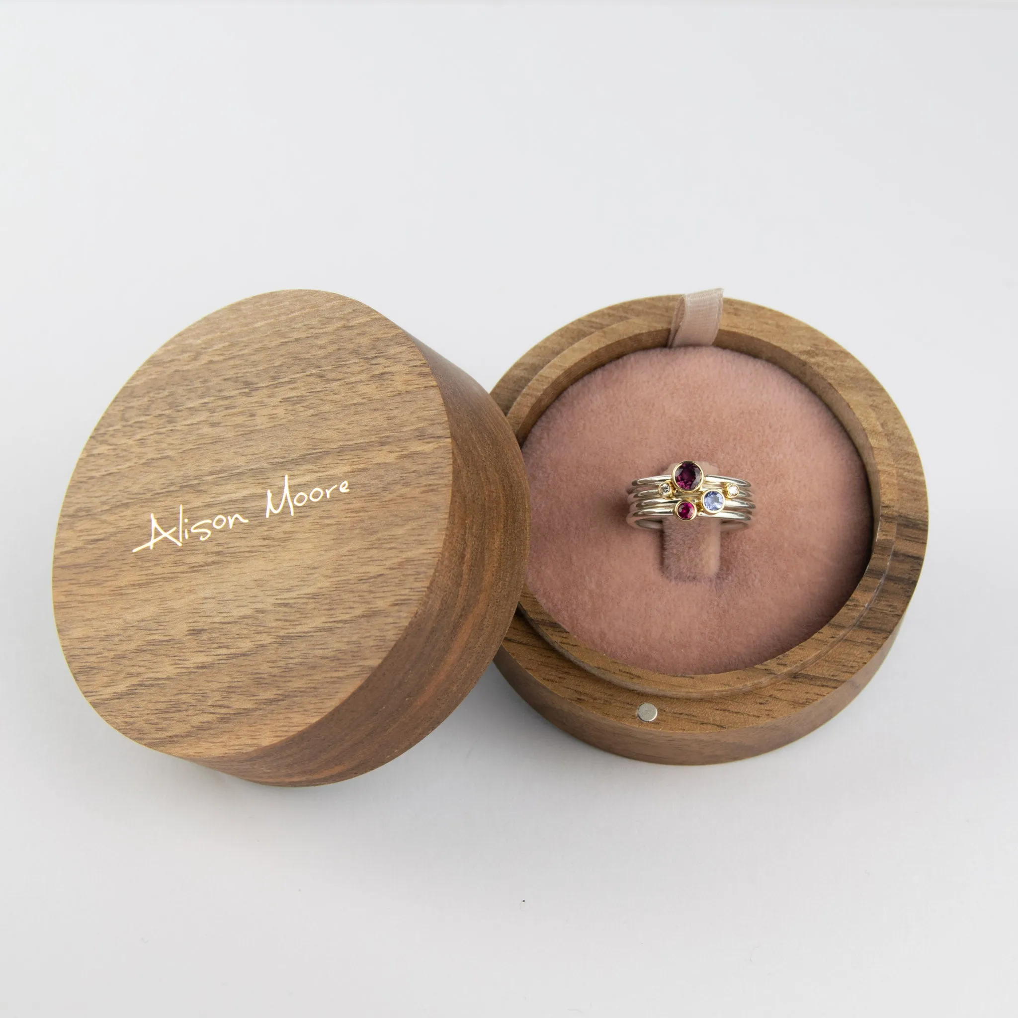 Luxury Handmade Single Ring Box