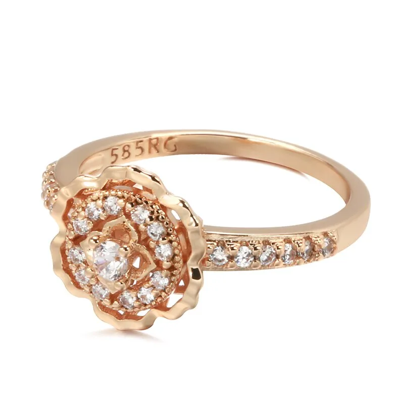 Luxury Women Rings Multilayer White Zircon Vintage Rings