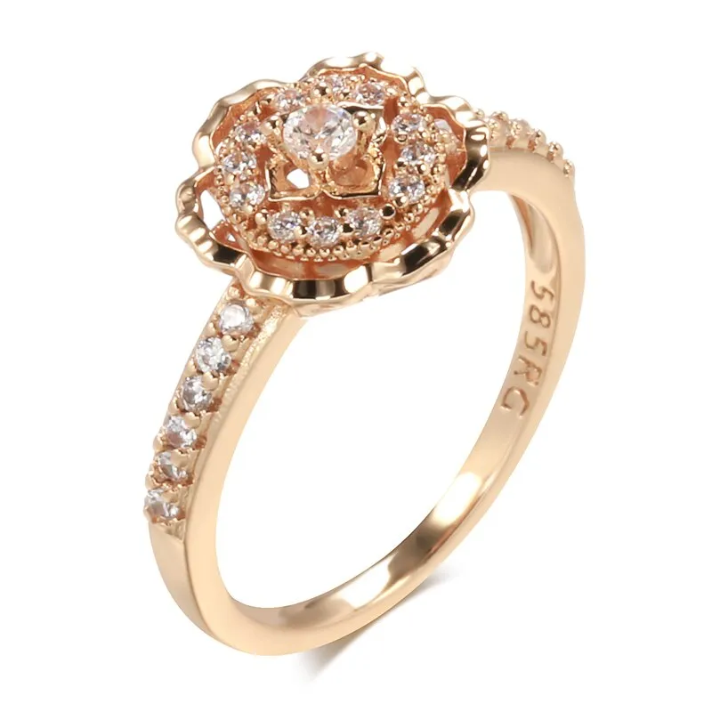 Luxury Women Rings Multilayer White Zircon Vintage Rings
