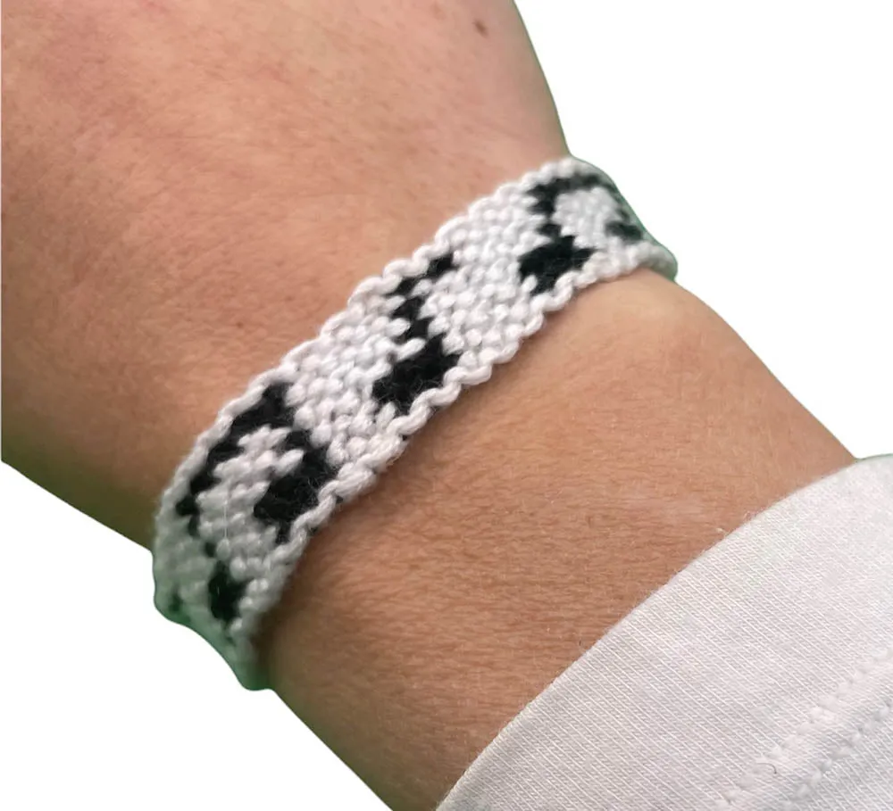 Macrame Music Note Bracelet