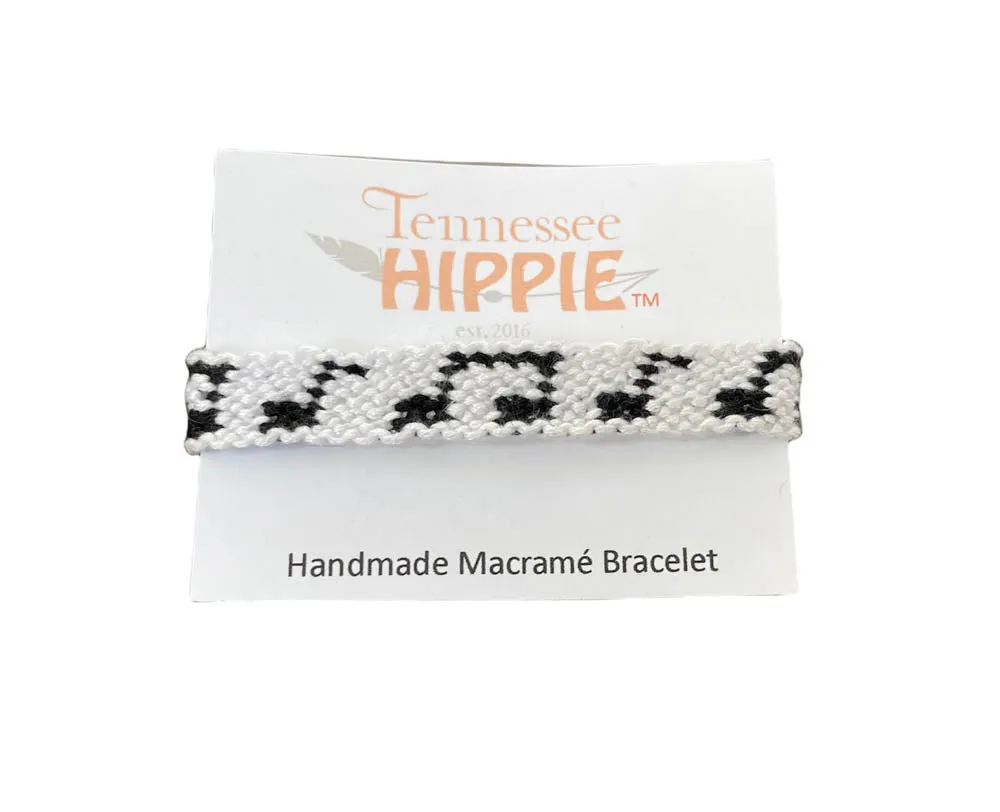 Macrame Music Note Bracelet