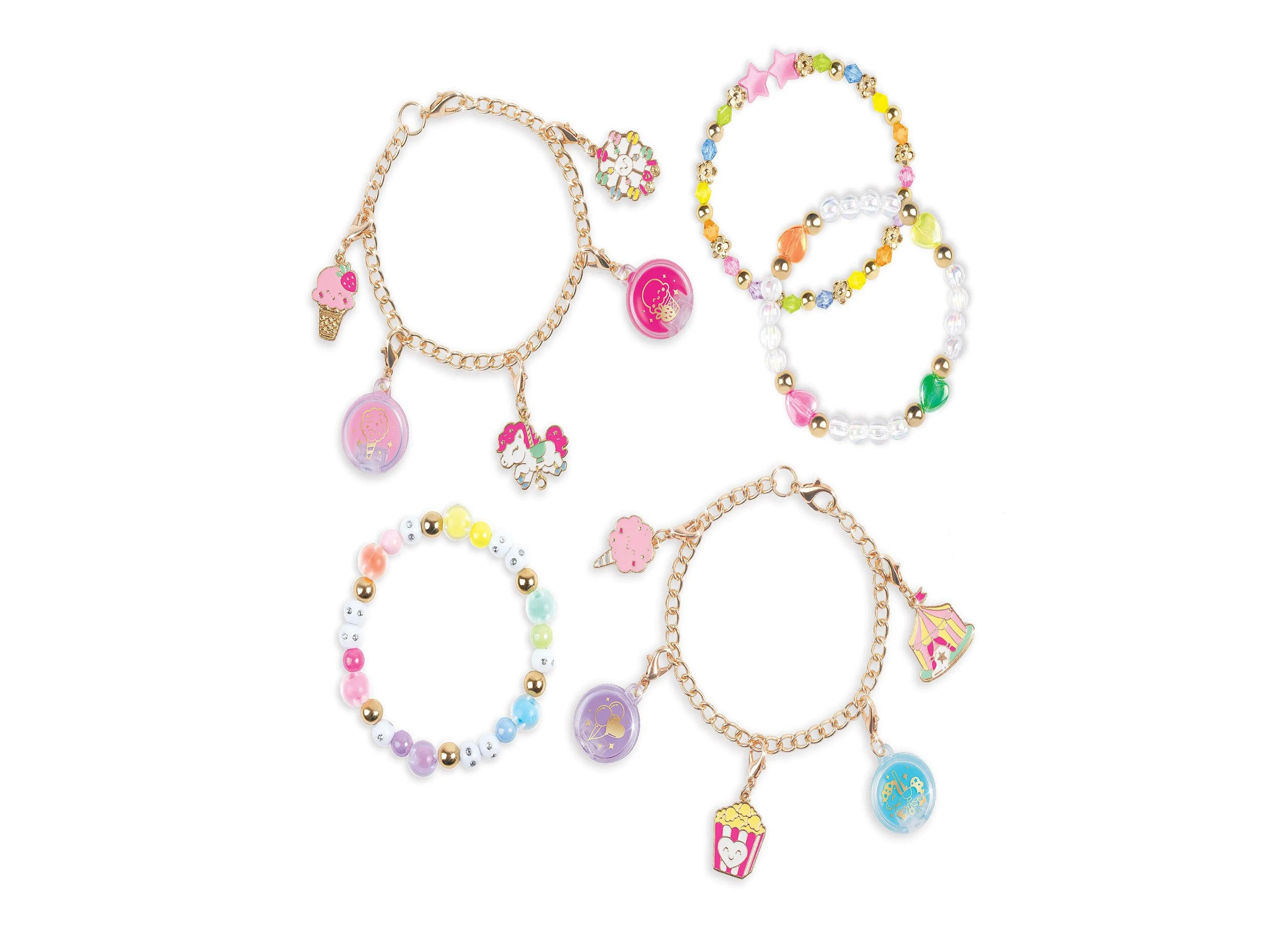 Make It Real Sweet Spin Carnival Lip Gloss Bracelets Kit