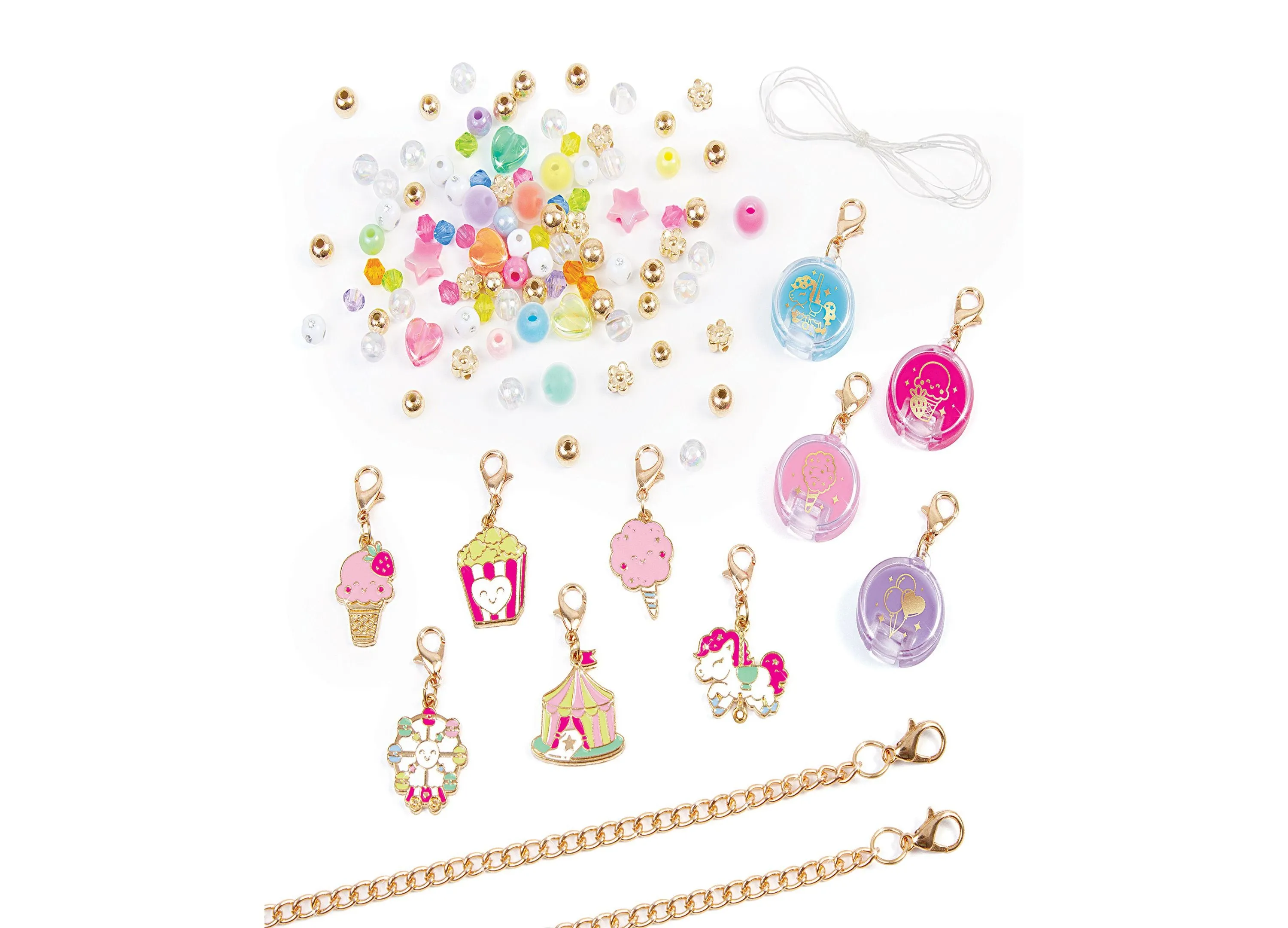 Make It Real Sweet Spin Carnival Lip Gloss Bracelets Kit