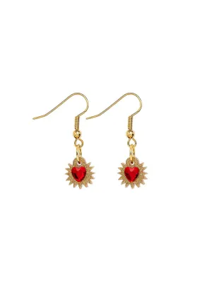 Mini Immaculate Heart Earrings