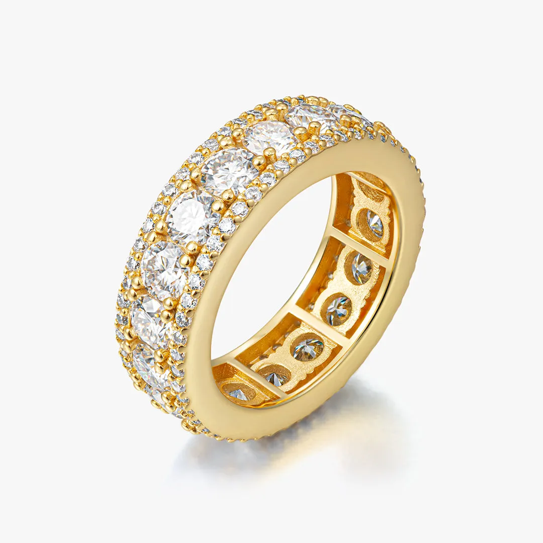 Moissanite S925 Round Cut Halo Ring
