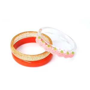Multi Pumpkin Pink Bracelet Set