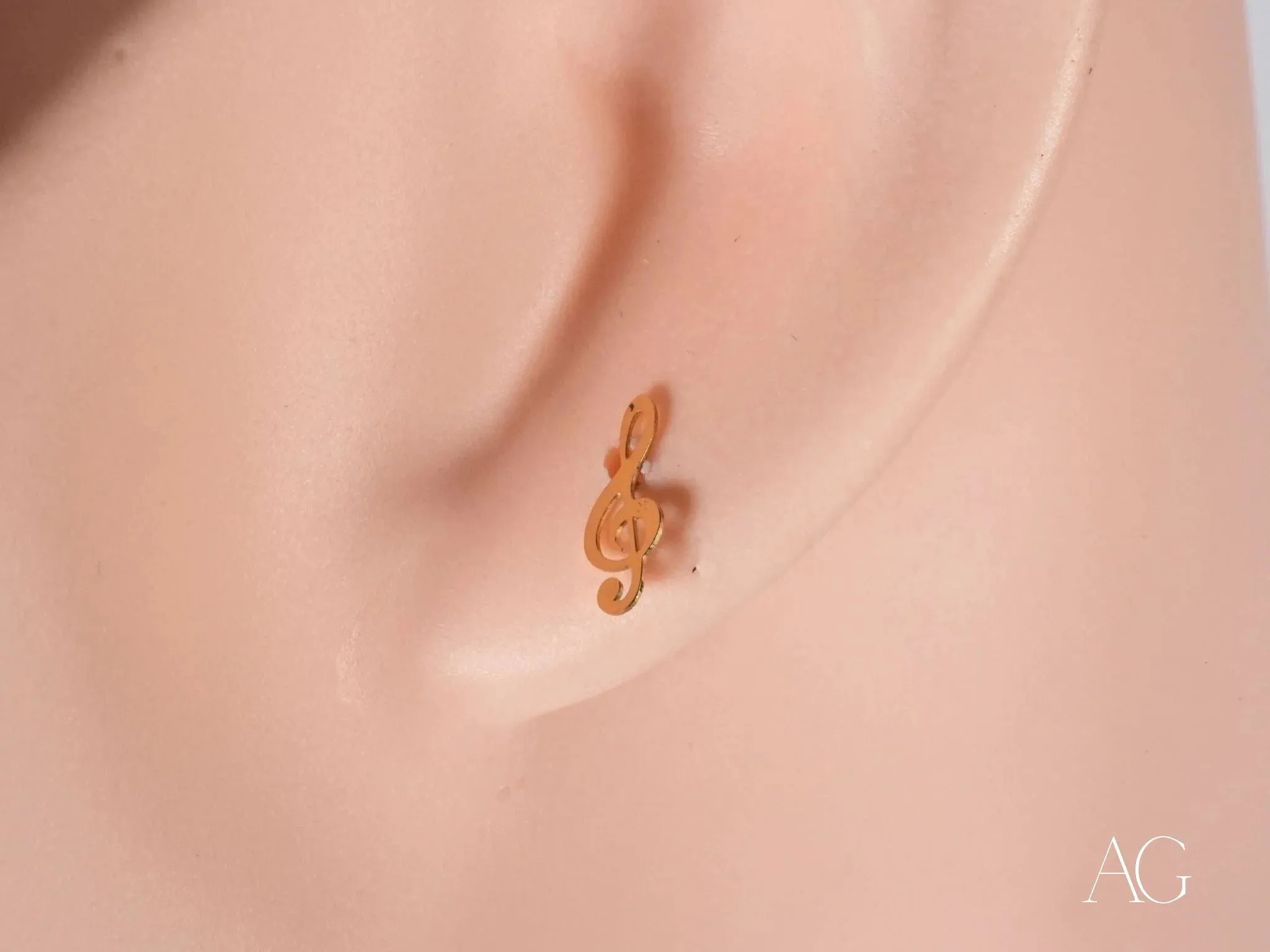 Music Note Earrings – Elegant & Lightweight
