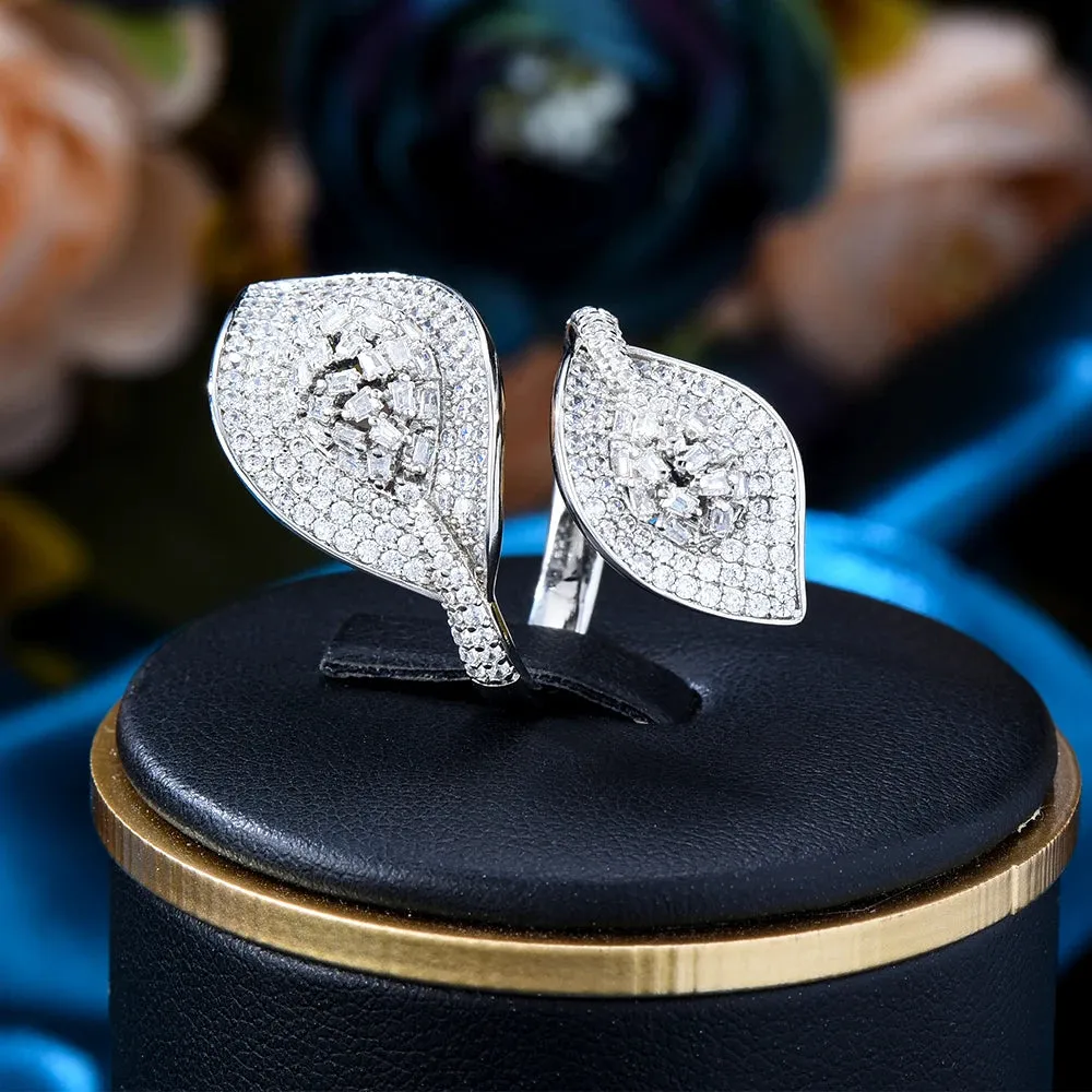 New Monaco Design Luxury Crossover Stackable Rings For Women
