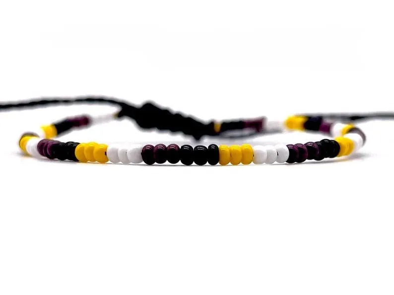 Non-Binary Pride Adjustable Bracelet