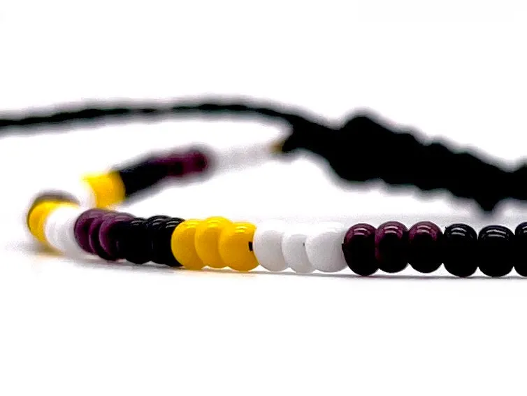 Non-Binary Pride Adjustable Bracelet