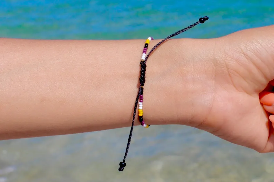 Non-Binary Pride Adjustable Bracelet