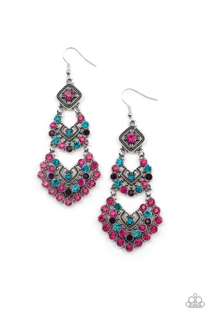 Paparazzi All For The GLAM Multi Fishhook Earrings - P5RE-MTXX-083XX
