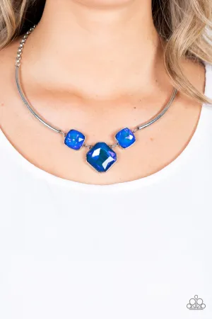 Paparazzi Divine IRIDESCENCE - Blue necklace
