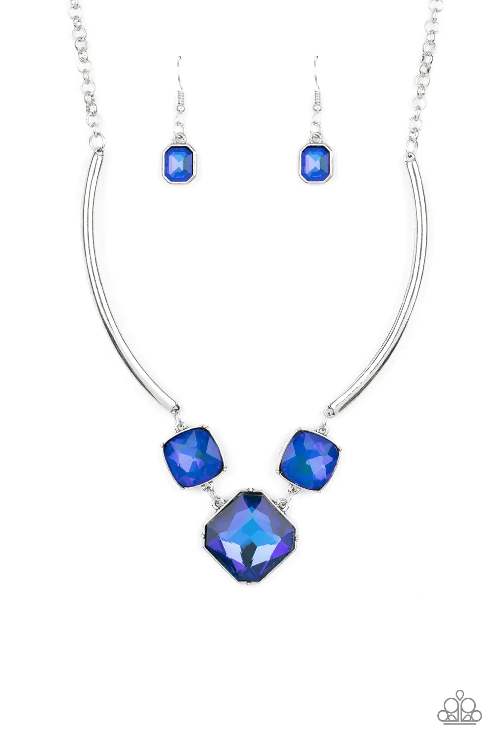 Paparazzi Divine IRIDESCENCE - Blue necklace