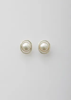 Pearl Orb Clip-On Earrings