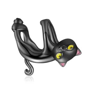 Playful Black Cat Charm