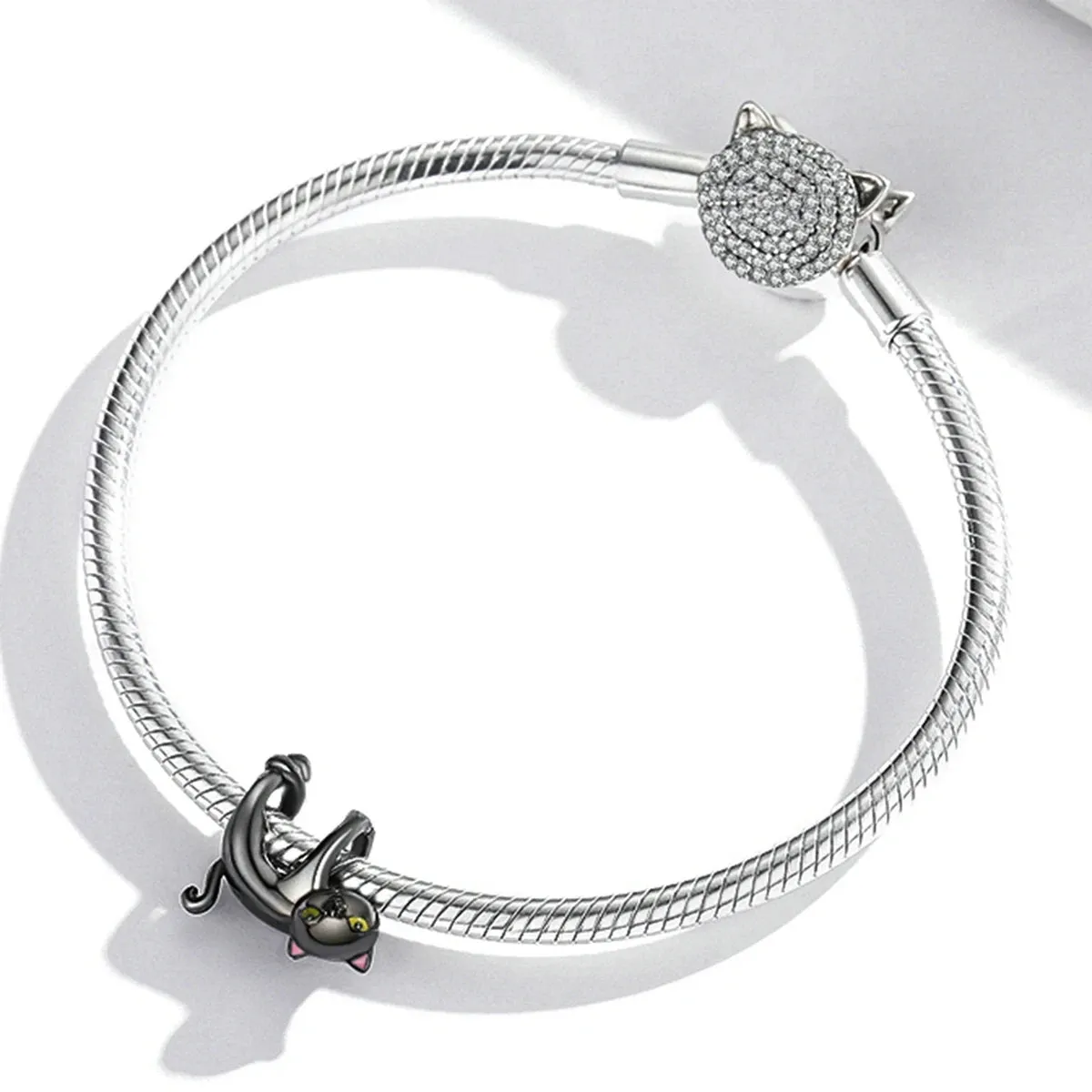 Playful Black Cat Charm
