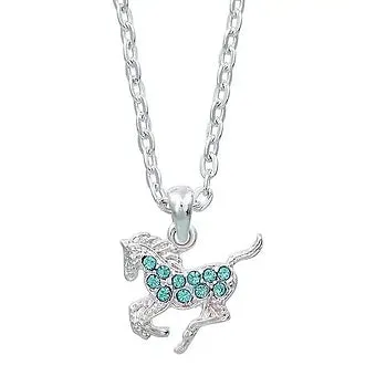 Precious Pony Necklace w/ Horse Head Gift Box
