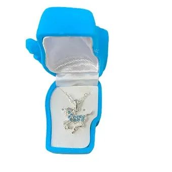 Precious Pony Necklace w/ Horse Head Gift Box