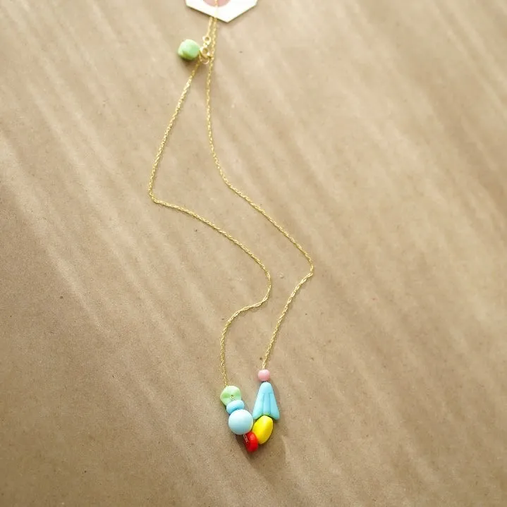 Protextor Parrish Pearl and Vintage Glass Bead Necklace
