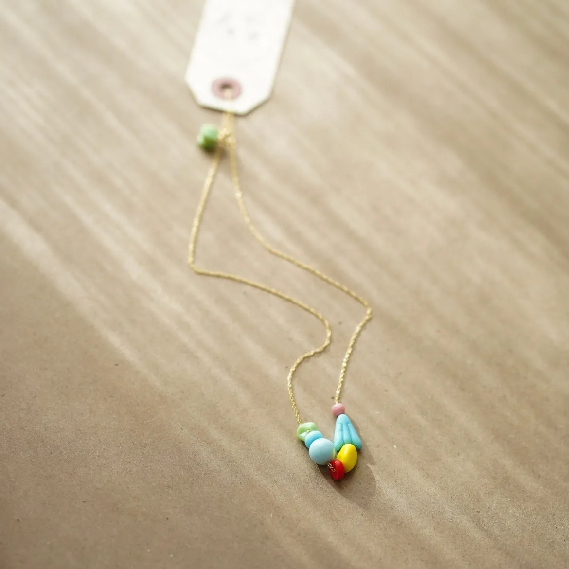Protextor Parrish Pearl and Vintage Glass Bead Necklace