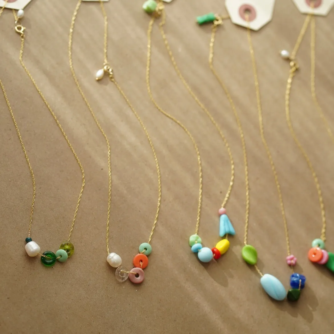 Protextor Parrish Pearl and Vintage Glass Bead Necklace