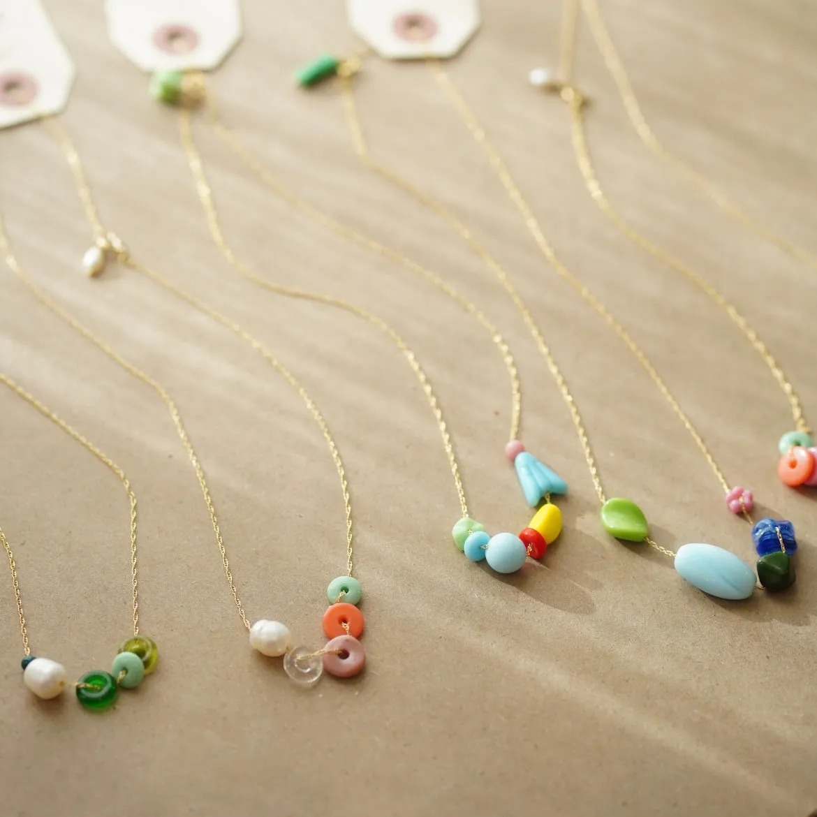Protextor Parrish Pearl and Vintage Glass Bead Necklace