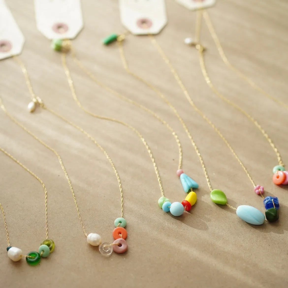 Protextor Parrish Pearl and Vintage Glass Bead Necklace