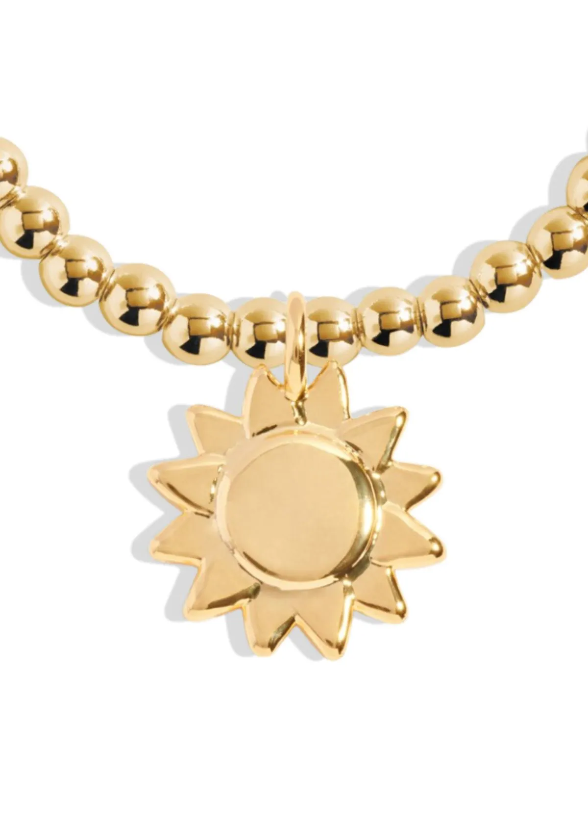 "You Are My Sunshine" Gold Stretch Bracelet