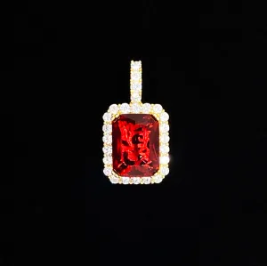 RED RUBY PENDANT |  GOLD |  SILVER 925