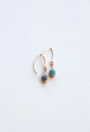 Refined Turquoise Earrings
