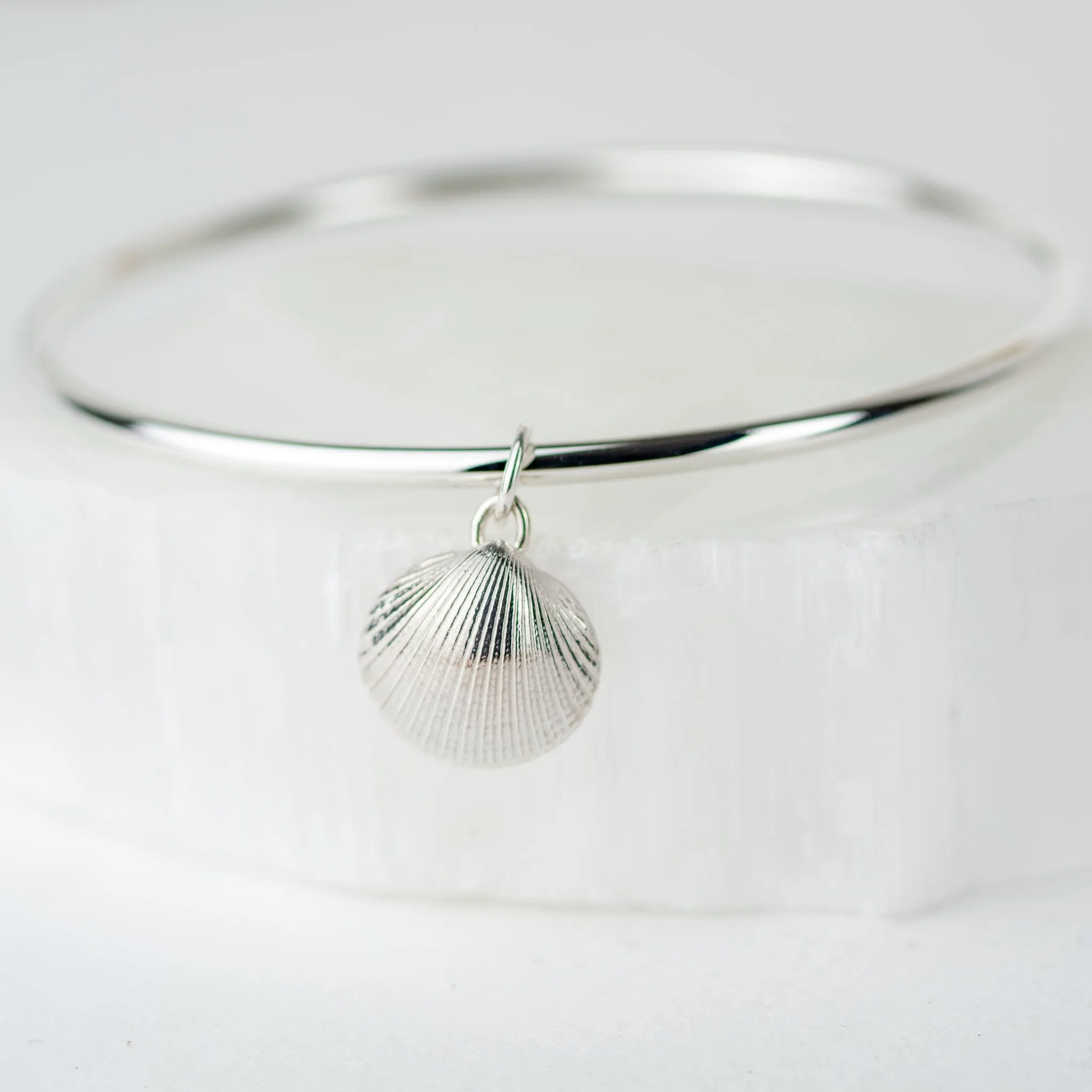 Rockpool Shell Bangle - Cockle